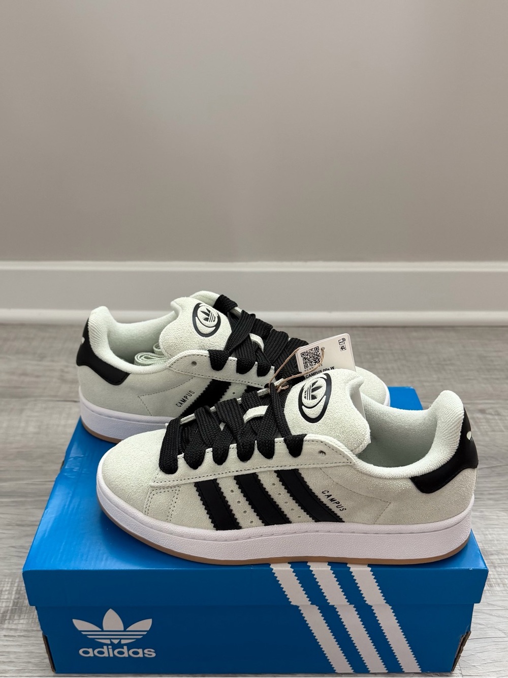 Adidas Campus 00s Women’s “Linen Green/Core Black/Footwear White” JQ7413
